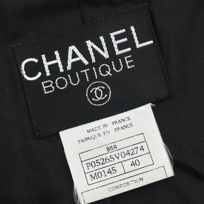 Chanel 1995 Single Breasted Jacket Brown #40