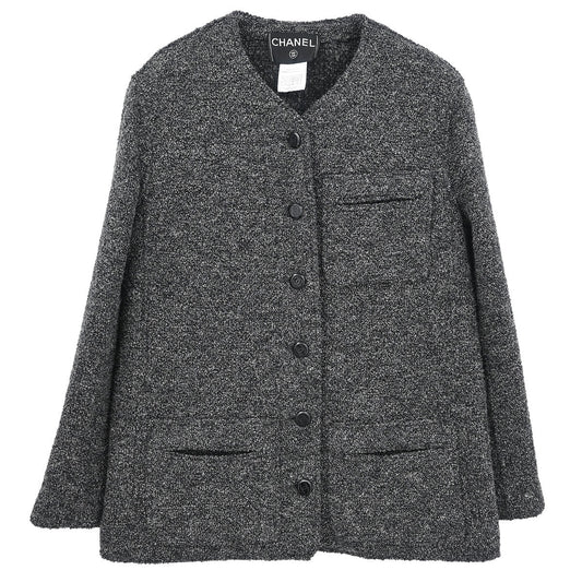 Chanel 1998 Jacket Dark Gray #40