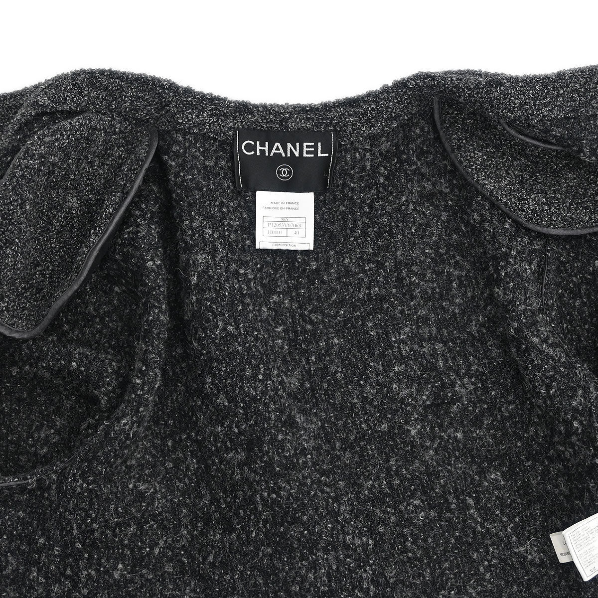 Chanel 1998 Jacket Dark Gray #40