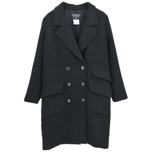 Chanel 1998 Coat Black #38