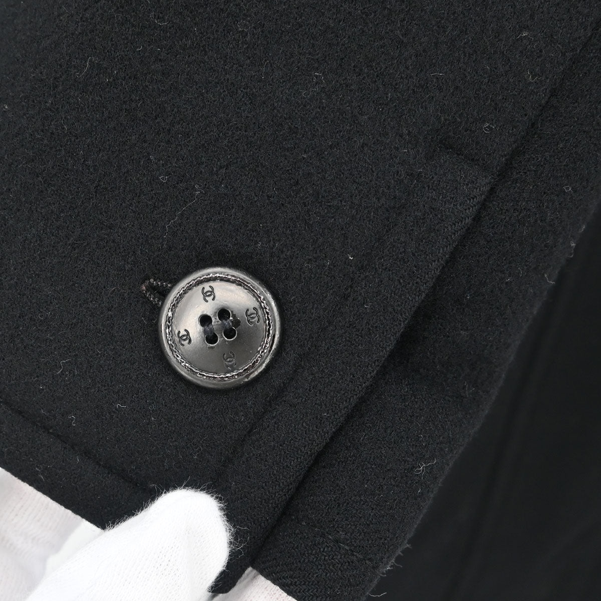 Chanel 1998 Coat Black #38