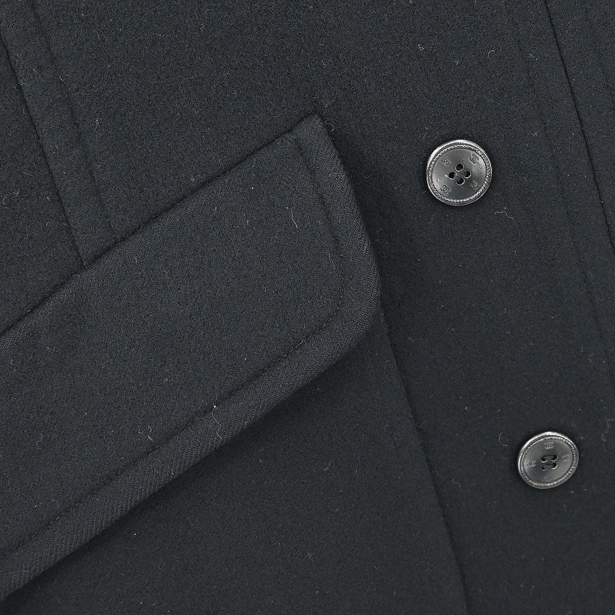 Chanel 1998 Coat Black #38