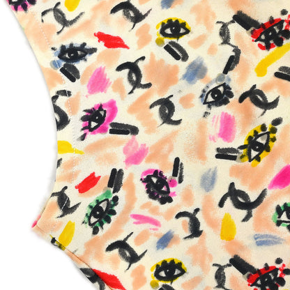 Chanel Sleeveless Cropped Tank Top White #38