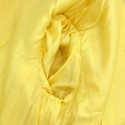Chanel 1998 Setup Suit Jacket Skirt Yellow #42