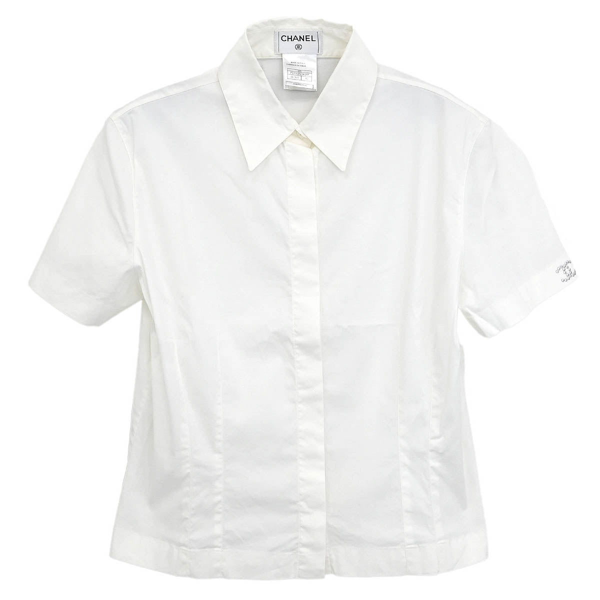Chanel 2000 Shirt Blouse White #42