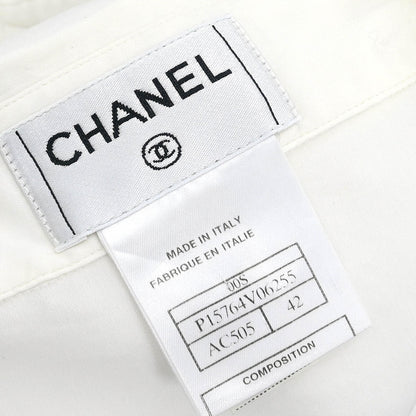 Chanel 2000 Shirt Blouse White #42