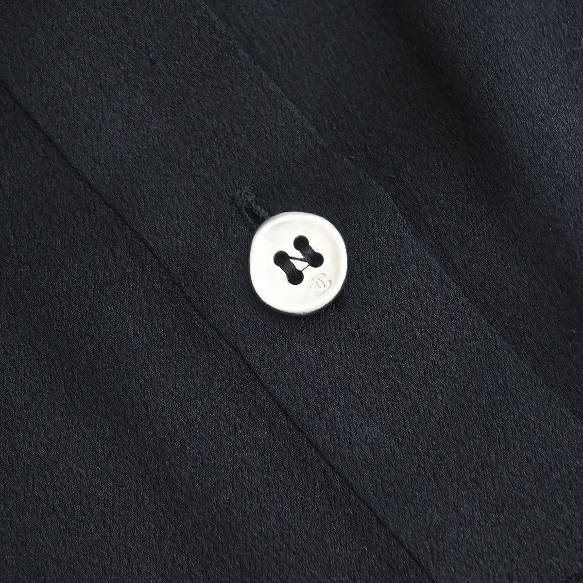 Chanel 1998 Blouse Shirt Black #44