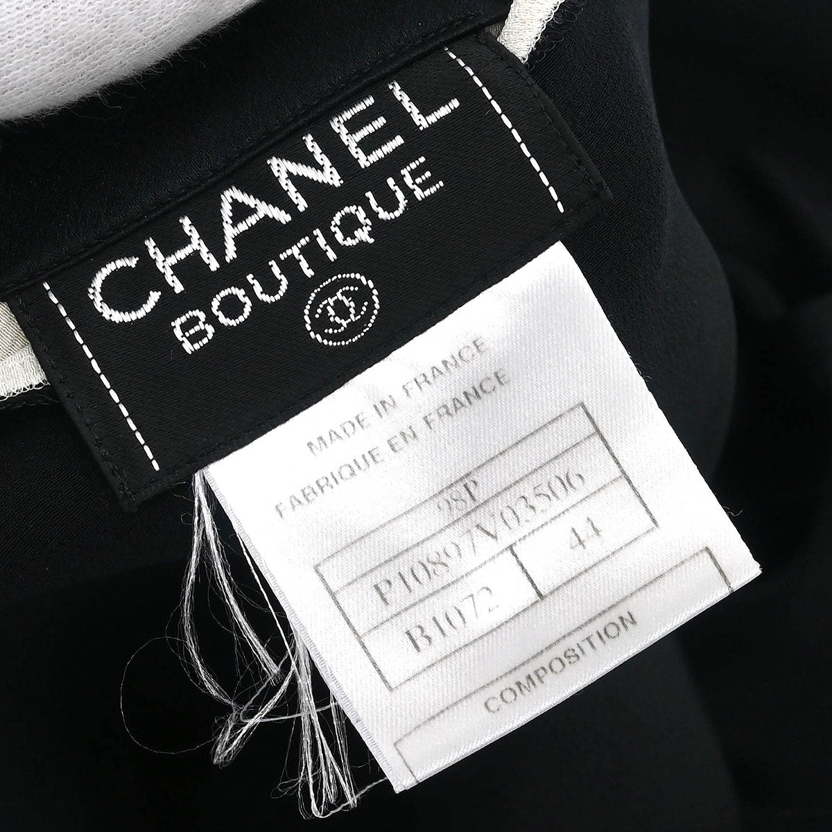 Chanel 1998 Blouse Shirt Black #44