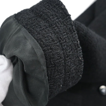 Chanel 1995 Setup Suit Jacket Skirt Black #40