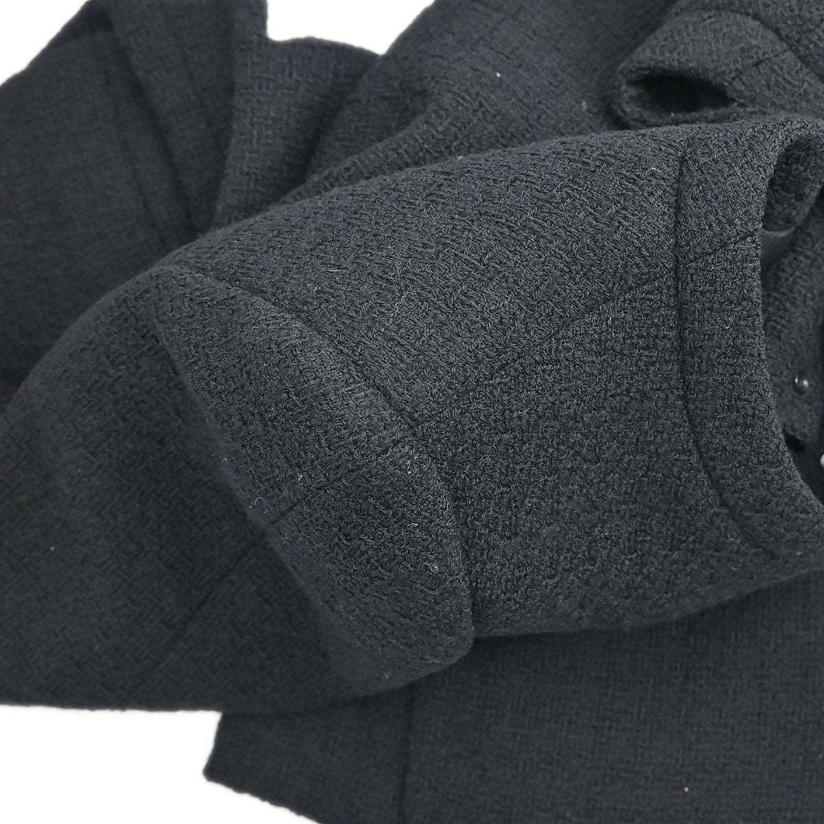 Chanel 1995 Setup Suit Jacket Skirt Black #40