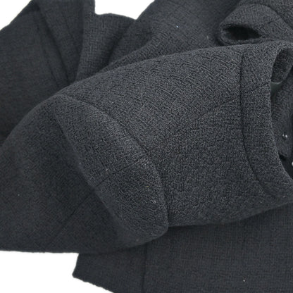 Chanel 1995 Setup Suit Jacket Skirt Black #40
