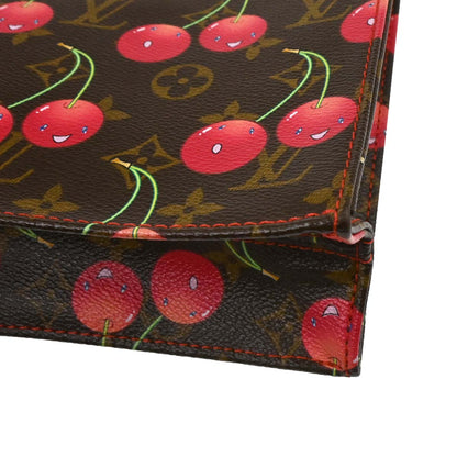 Louis Vuitton 2005 Monogram Cherry Sac Plat Tote Handbag M95010