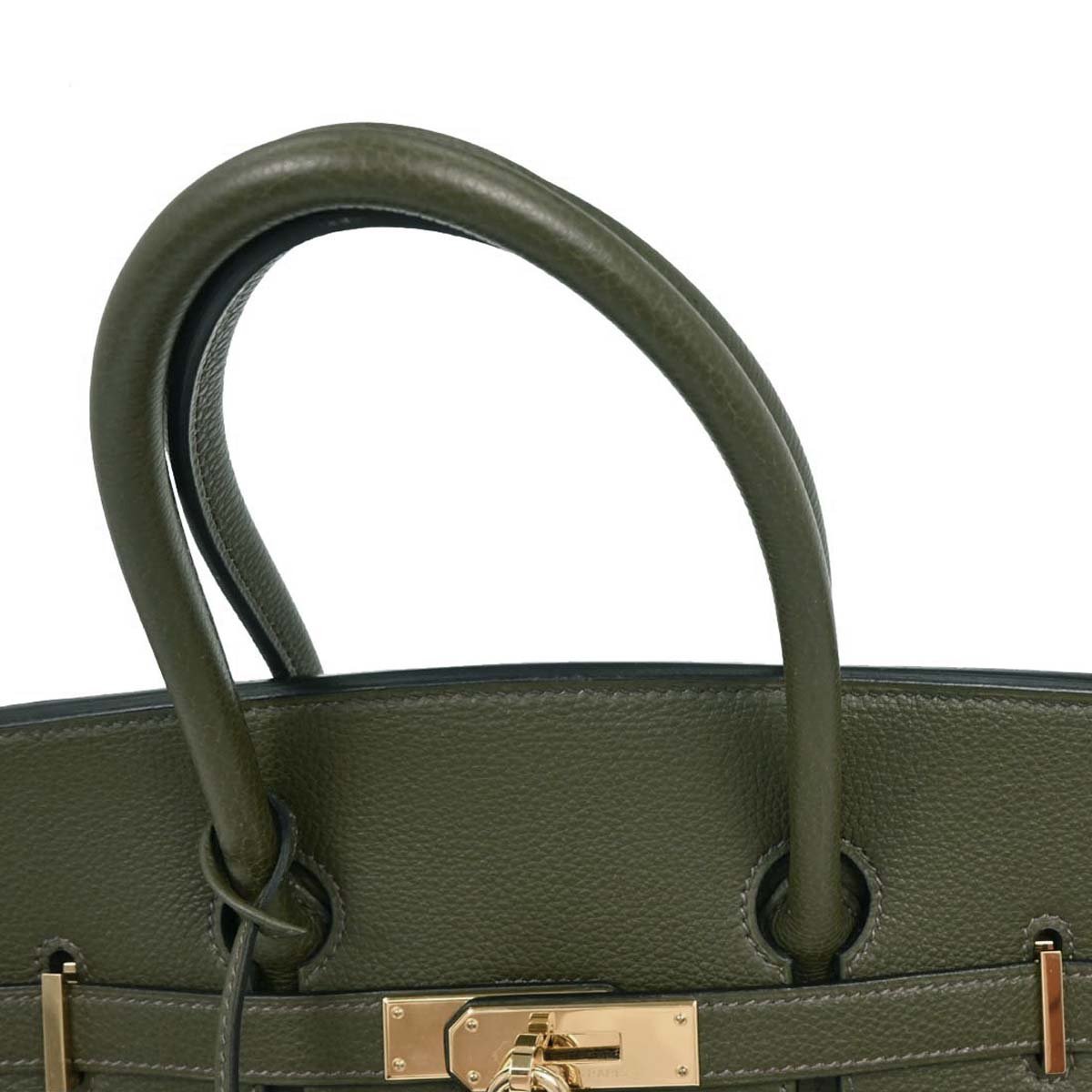 Hermes Olive Green Togo Birkin 35 Handbag