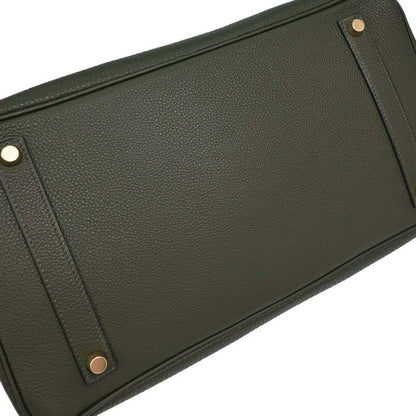 Hermes Olive Green Togo Birkin 35 Handbag