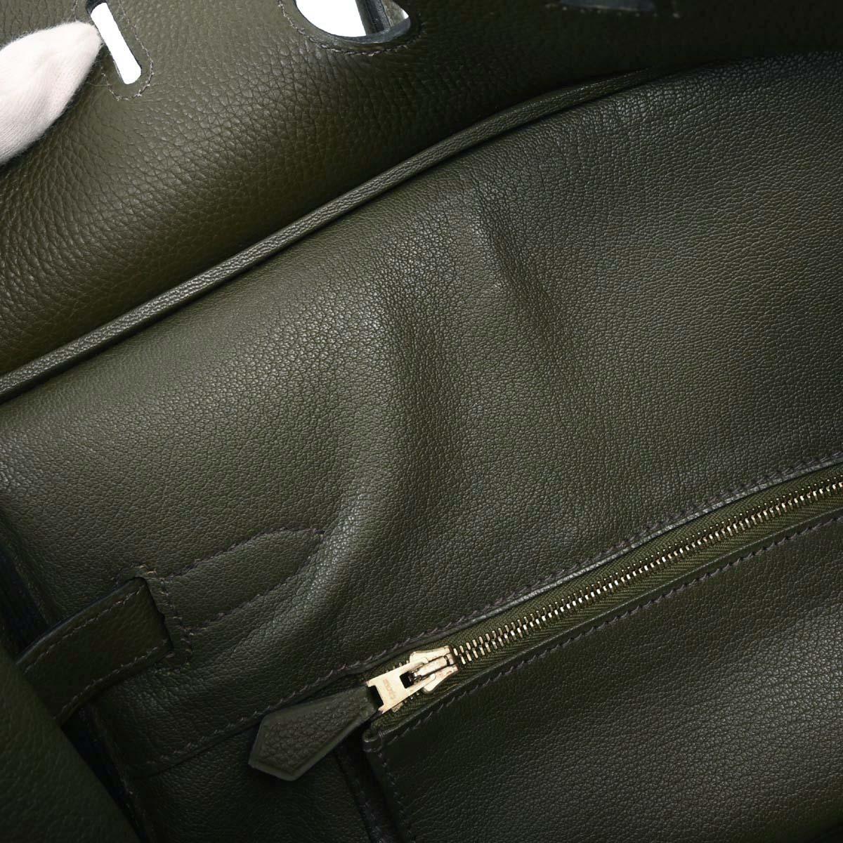 Hermes Olive Green Togo Birkin 35 Handbag