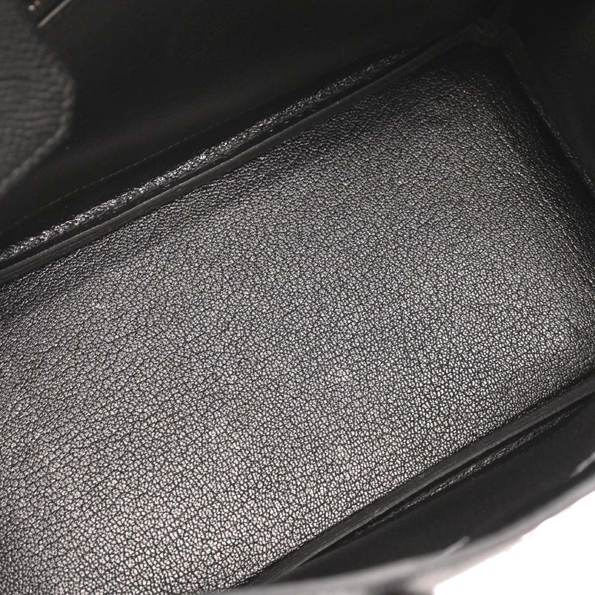 Hermes Black Epsom Birkin 25 Handbag