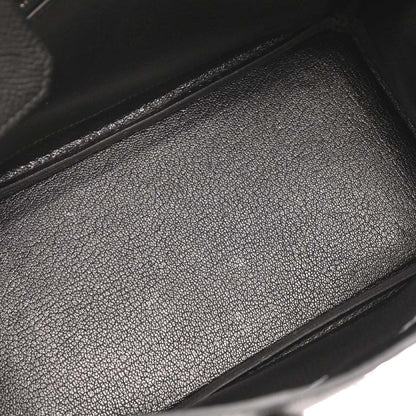 Hermes Black Epsom Birkin 25 Handbag