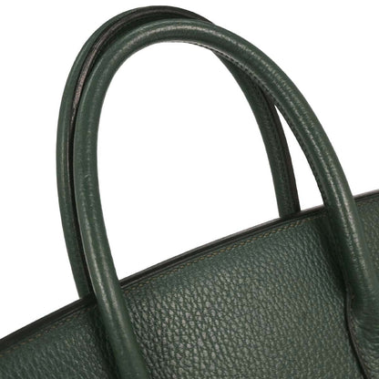 Hermes Vert Fonce Ardennes Birkin 35 Handbag