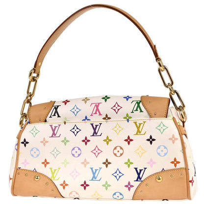 Louis Vuitton 2008 White Monogram Multicolor Beverly MM Handbag M40203
