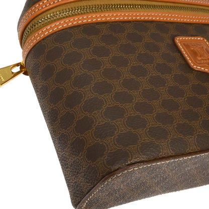 Celine Brown Macadam Vanity Handbag