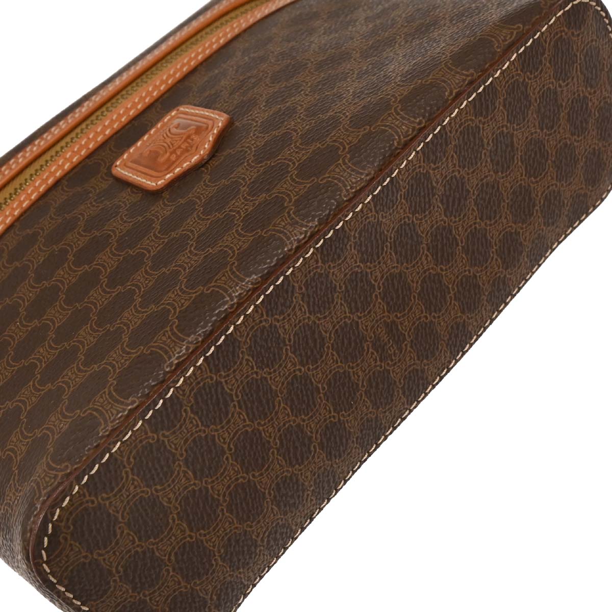 Celine Brown Macadam Vanity Handbag