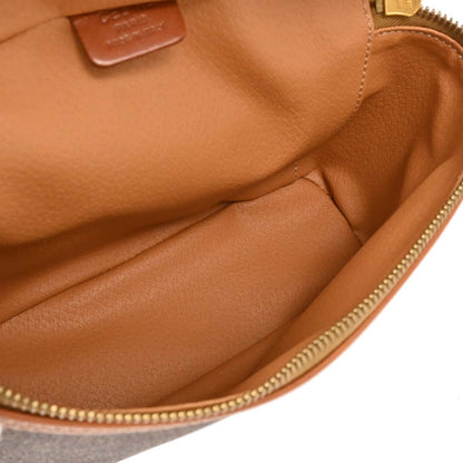 Celine Brown Macadam Vanity Handbag