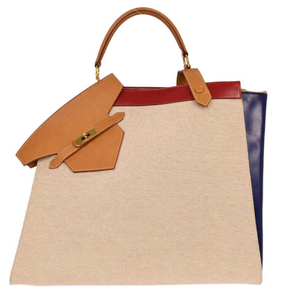 Hermes Natural Toile H Himalaya Handbag