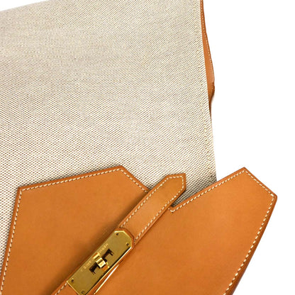 Hermes Natural Toile H Himalaya Handbag