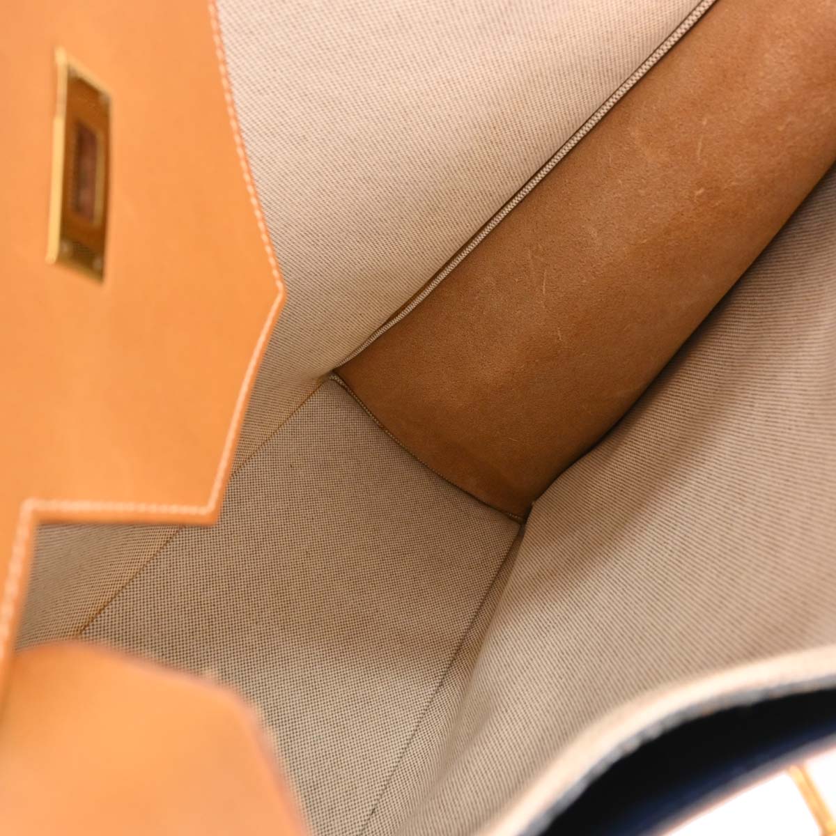 Hermes Natural Toile H Himalaya Handbag