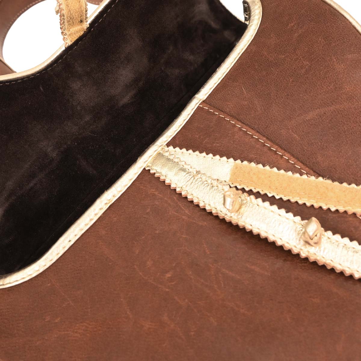 Christian Dior 2003 Gold Leather Canvas Saddle Handbag