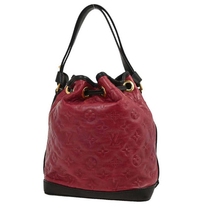 Louis Vuitton 2009 Red Monogram Neo Noe Hiver Bucket Drawstring Handbag