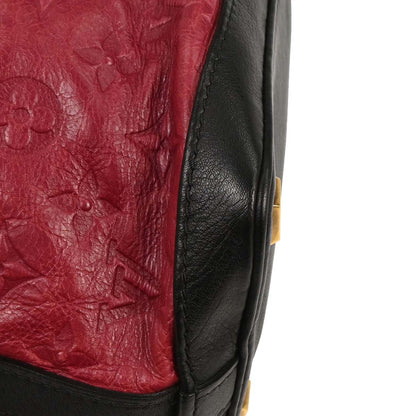 Louis Vuitton 2009 Red Monogram Neo Noe Hiver Bucket Drawstring Handbag