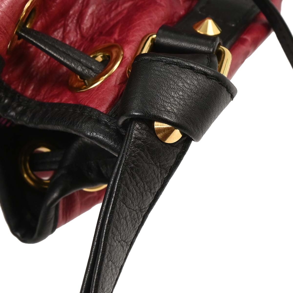 Louis Vuitton 2009 Red Monogram Neo Noe Hiver Bucket Drawstring Handbag