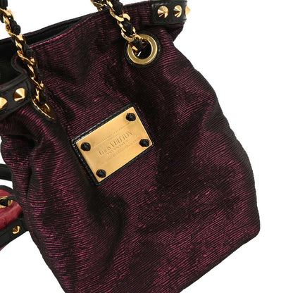 Louis Vuitton 2009 Red Monogram Neo Noe Hiver Bucket Drawstring Handbag