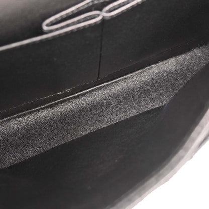 Chanel 2009-2010 Black Caviar Medium Classic Double Flap Shoulder Bag