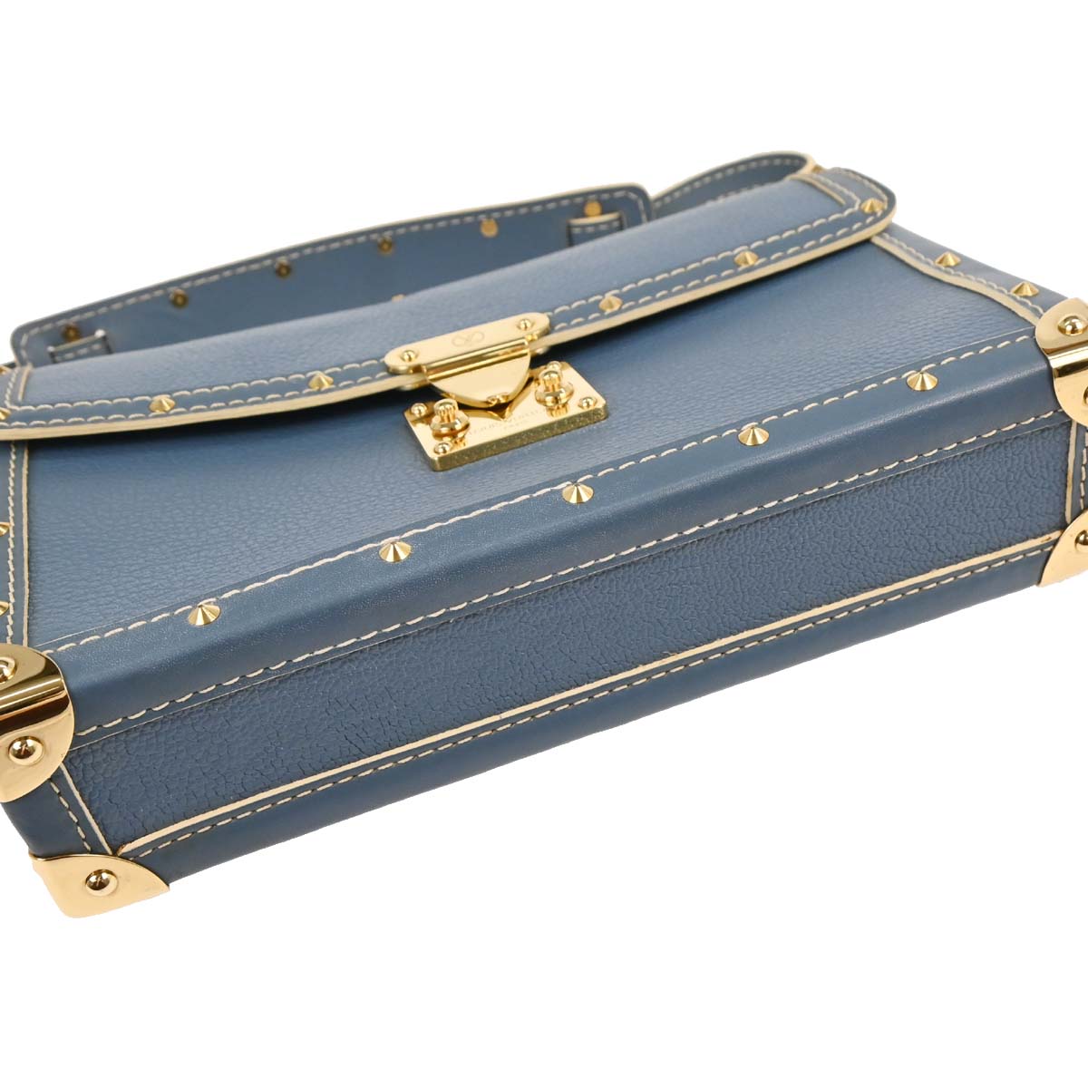 Louis Vuitton 2004 Blue Suhali L'aimable Handbag M92848