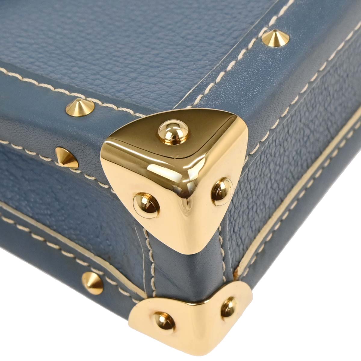 Louis Vuitton 2004 Blue Suhali L'aimable Handbag M92848