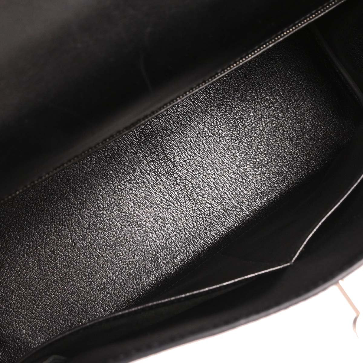 Hermes Black Box Calf Kelly 32 Retourne 2way Shoulder Handbag