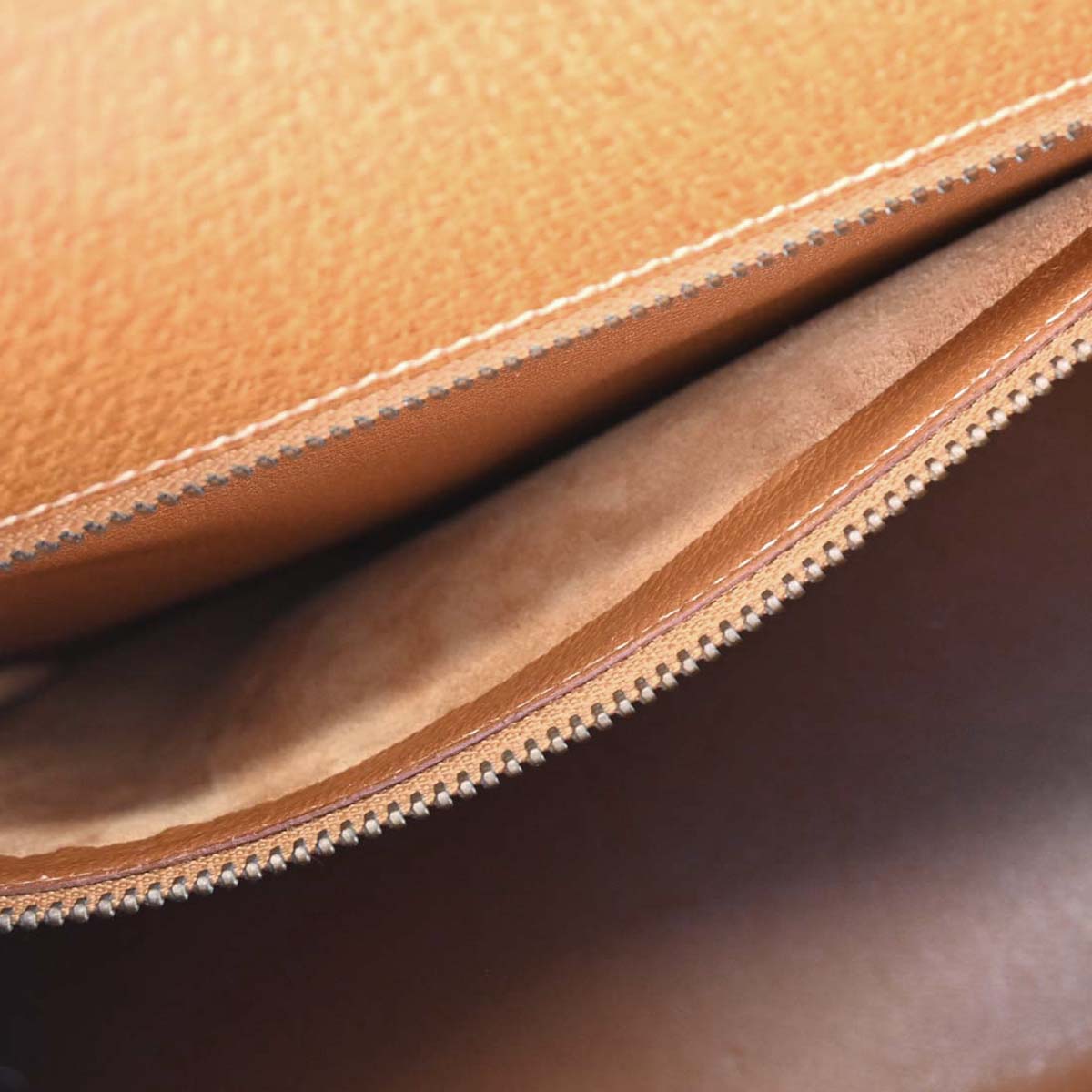 Hermes Beige Gold Toile H Pigskin Kelly 32 Sellier Handbag