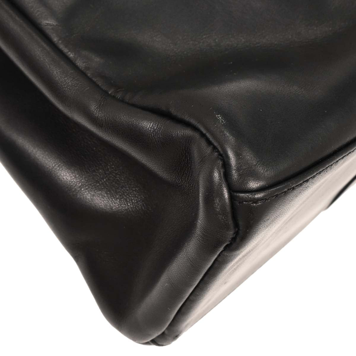 Hermes Black Evercalf Fourre Tout MM Tote Handbag