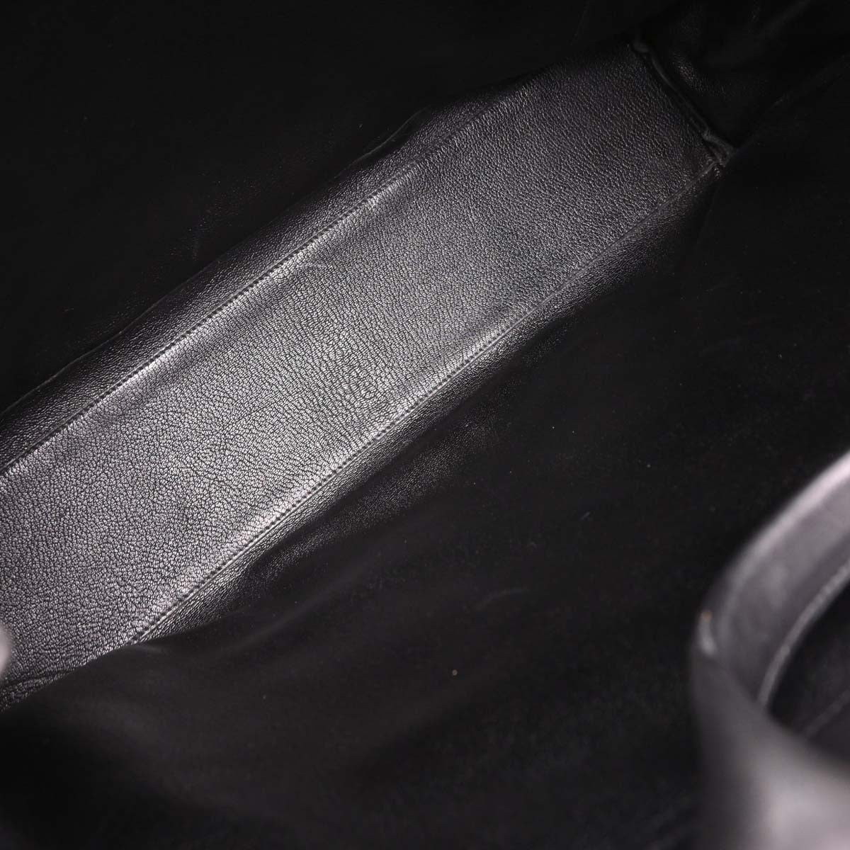 Hermes Black Evercalf Fourre Tout MM Tote Handbag