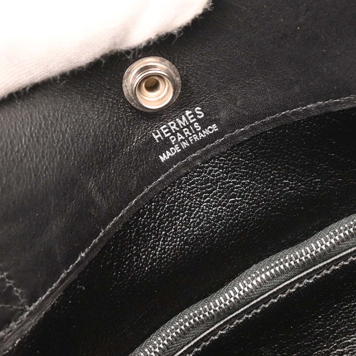 Hermes Black Evercalf Fourre Tout MM Tote Handbag