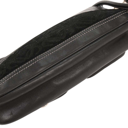 Loewe * Black Leather Shoulder Bag