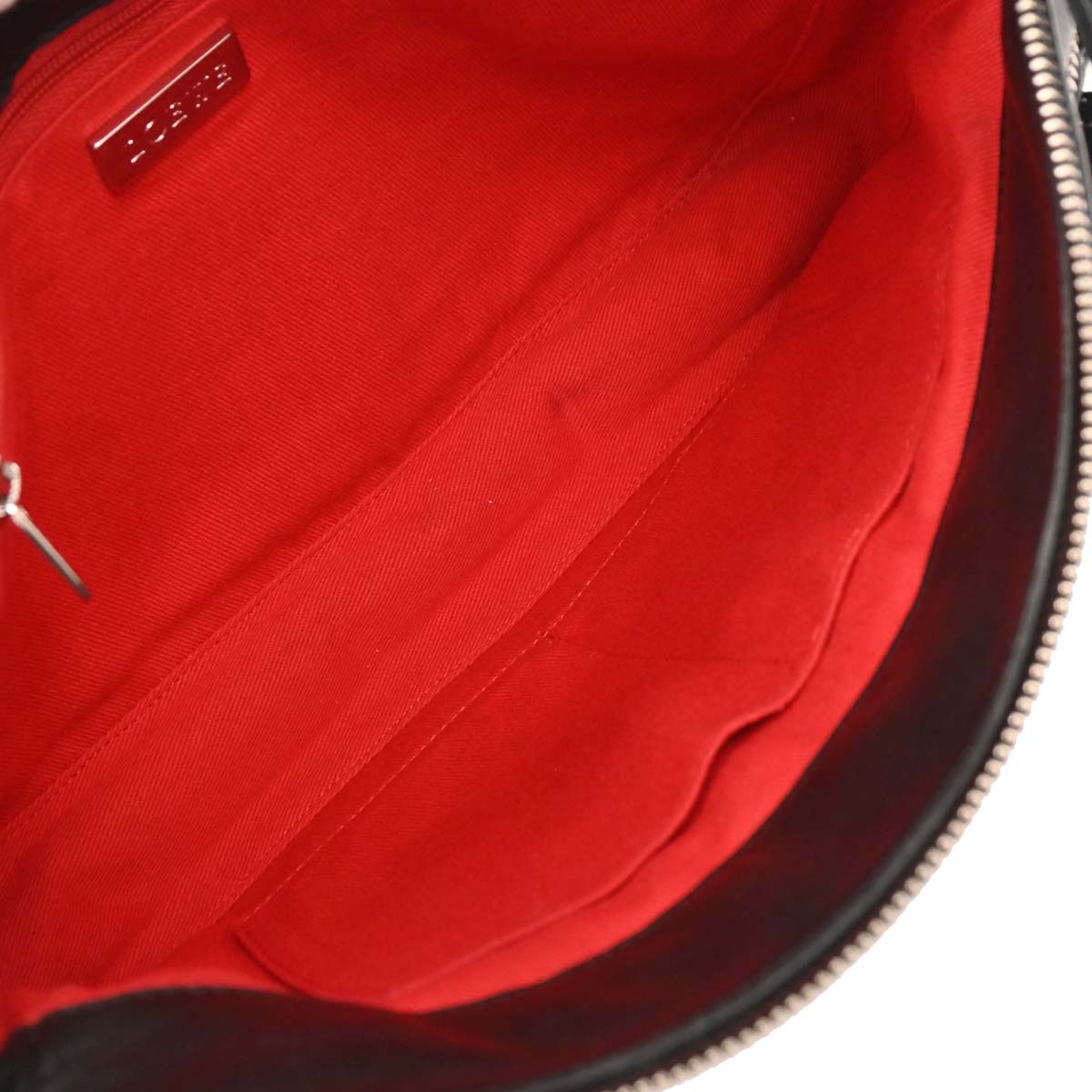 Loewe * Black Leather Shoulder Bag