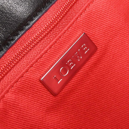 Loewe * Black Leather Shoulder Bag