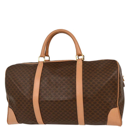 Celine Brown Macadam Duffle Handbag