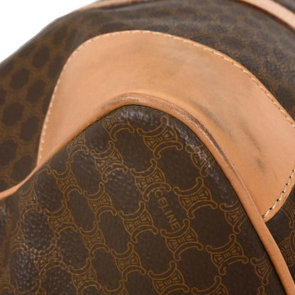 Celine Brown Macadam Duffle Handbag