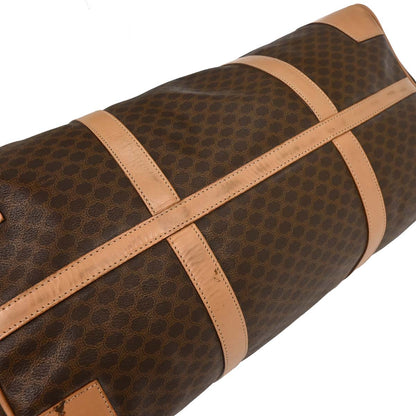Celine Brown Macadam Duffle Handbag
