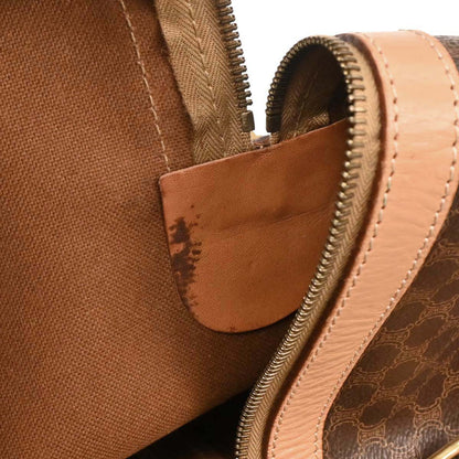 Celine Brown Macadam Duffle Handbag