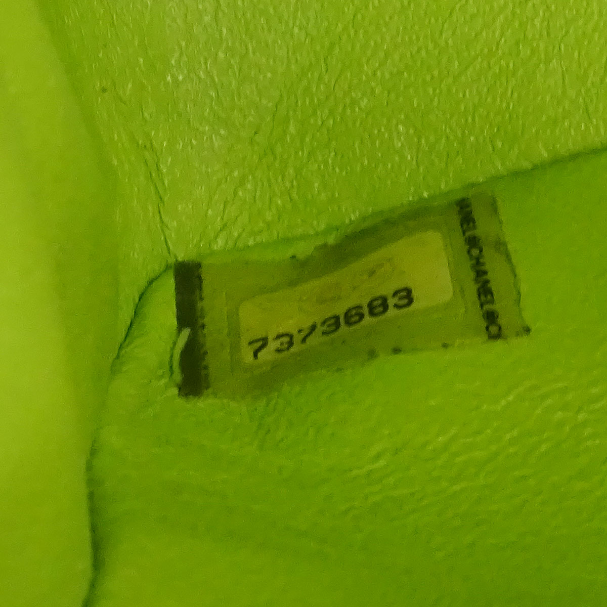 Chanel 2002-2003 Light Green Lambskin Medium Classic Double Flap Shoulder Bag